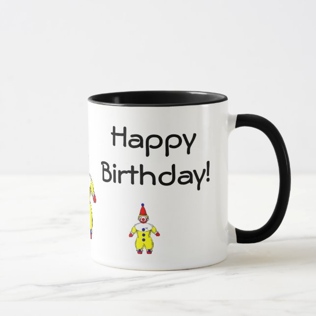 Happy Birthday Clown Mug (Right)