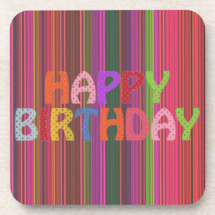 Happy Birthday Coaster