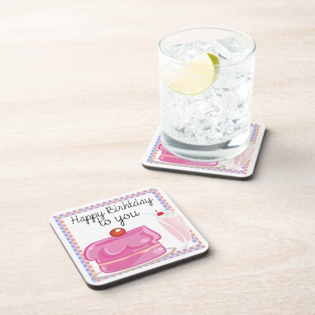 Happy Birthday Coasters (Right Side)