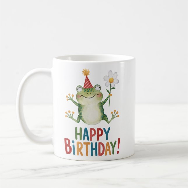 Happy Birthday Coffee Mug (Left)
