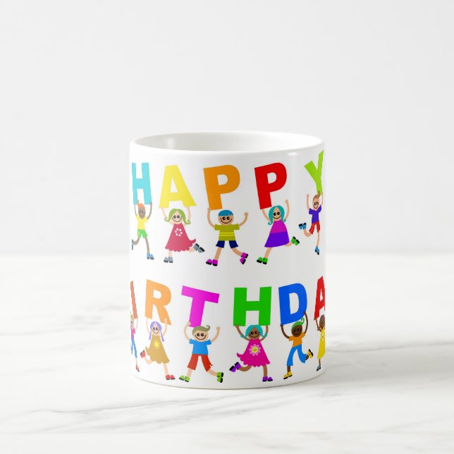 Happy Birthday Coffee Mug (Center)