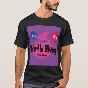 Happy Birthday – Colorful Celebration Party Design T-Shirt