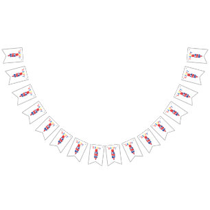 Happy Birthday Colour Remix Bunting Banner