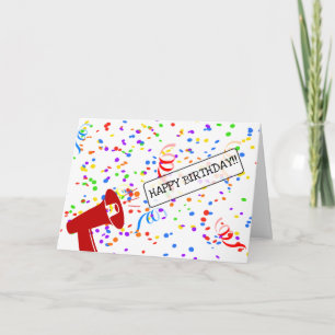 Happy Birthday Confetti Card