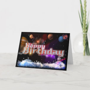 Happy Birthday Cosmic by valxart Card