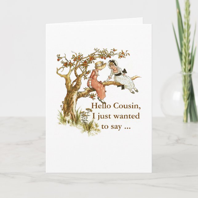 Happy Birthday, Cousin Card (Front)