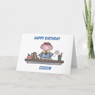 HAPPY BIRTHDAY **COUSIN** CARD