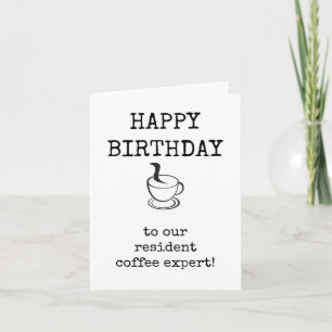 Happy Birthday Coworker Card