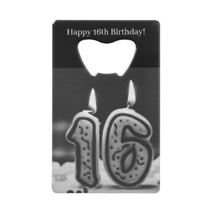 Happy Birthday Credit Card Bottle Opener