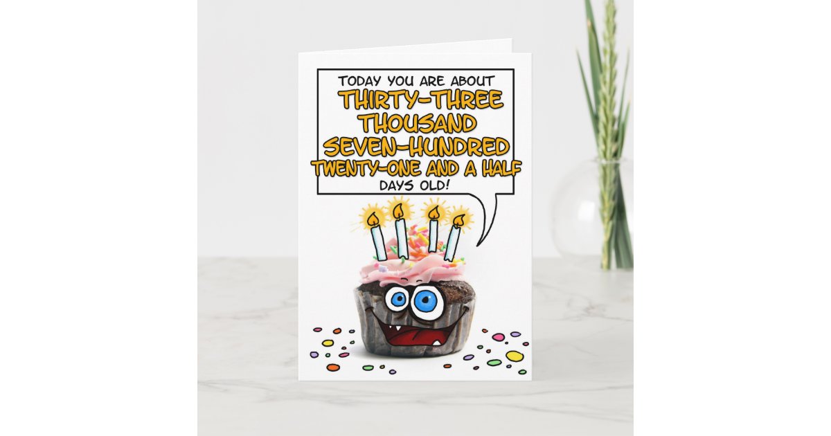 happy-birthday-cupcake-92-years-old-card-zazzle-ca