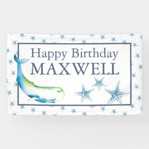 Happy Birthday Custom Banners Nautical Theme