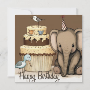 Happy Birthday custom card