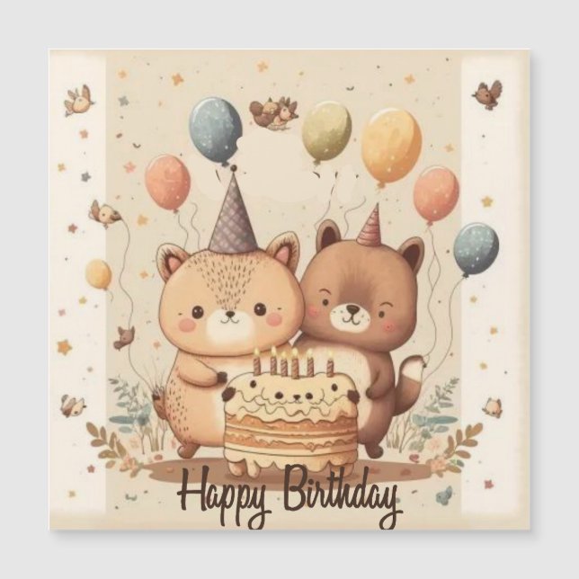 Happy Birthday custom card (Front)