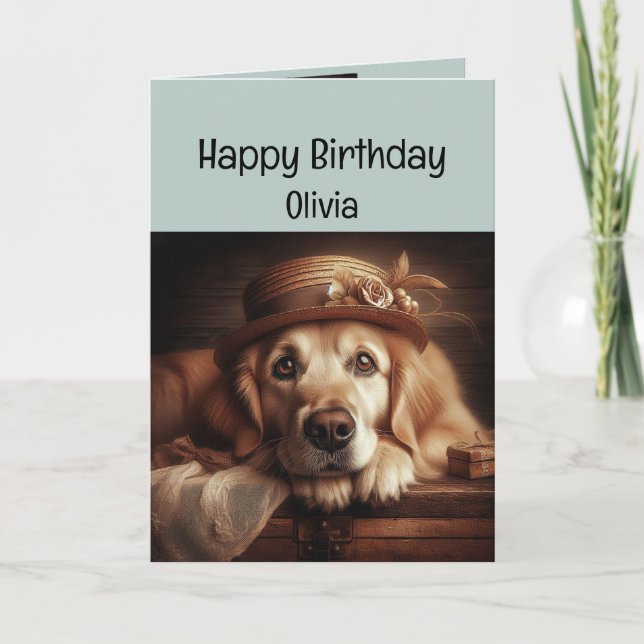 Happy Birthday Custom Name Fun Getting Older  Card (Front)