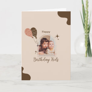 Happy Birthday Custom Photo Birthday Card
