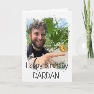 Happy Birthday Custom Photo Card