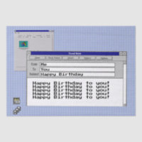 Happy Birthday Custom Windows 95 Computer Theme   