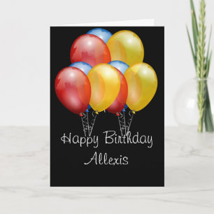 Happy Birthday Customizable Card