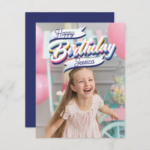 Happy Birthday Customizable Card