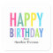 Happy Birthday Customizable Stickers for Gifts