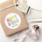 Happy Birthday Customizable Stickers for Gifts