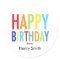 Happy Birthday Customizable Stickers for Gifts