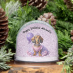 Happy Birthday Customized Child's Snow Globe<br><div class="desc">A sweet gift for a special day with customized text of your choice.</div>