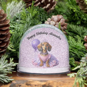 Happy Birthday Customized Child's Snow Globe