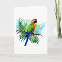Happy Birthday | Cute AI Generated Macaw Parrot