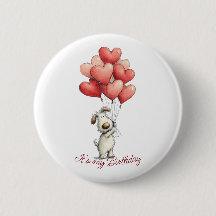 Happy Birthday Cute Dog Balloons
