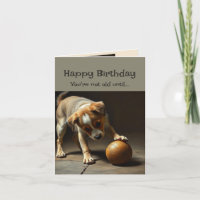 Happy Birthday Cute Dog You're not Old Until