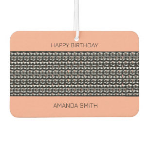 Happy Birthday, Cute Ethnic African Pattern Air Freshener