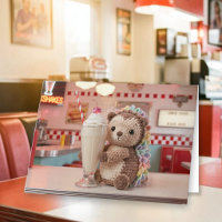 Happy Birthday | Cute Hedgehog in Diner