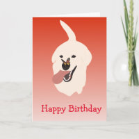 Happy Birthday Cute Labrador Golden Retriever