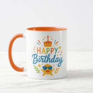 Happy Birthday   Cute Sunshine Combo Mug