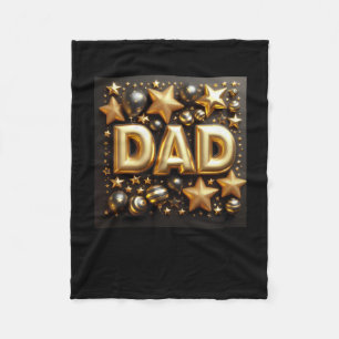 Happy Birthday Dad7 Fleece Blanket