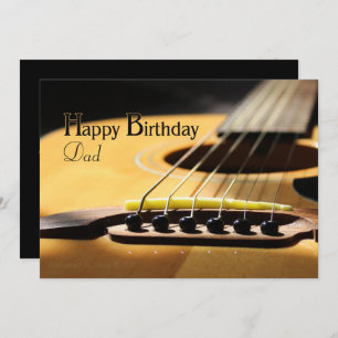 Happy Birthday Dad Acoustic Guitar Announcement