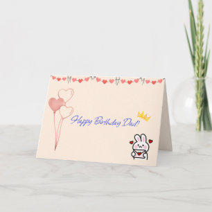 Happy Birthday Dad Card