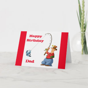 HAPPY BIRTHDAY *DAD* FAVORITE FISHERMAN Card