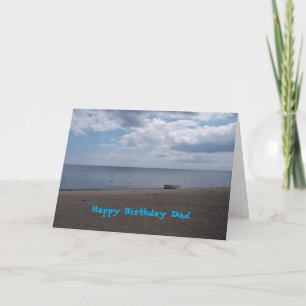 Happy Birthday Dad Rowboat Card