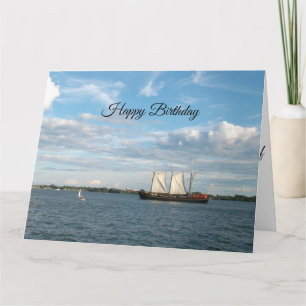 Happy Birthday Dad Sailing Card