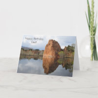 Happy Birthday, Dad Template Greeting Card
