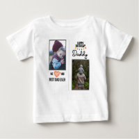 HAPPY BIRTHDAY DADDY BABY CLOTHES CUSTOM PHOTO