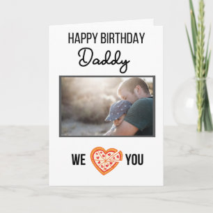 HAPPY BIRTHDAY DADDY CARD CUSTOM PHOTO AND TEXT