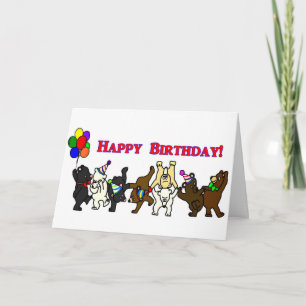 Happy Birthday Dancing Bears Card