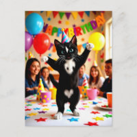 Happy Birthday | Dancing Party Cat