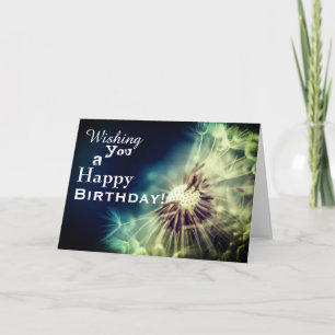 Happy Birthday Dandelion Greeting Card