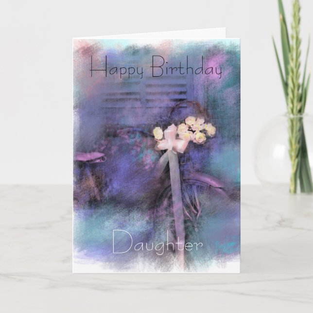 Happy Birthday, Daughter Card (Front)