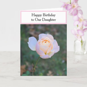 Happy Birthday Daughter Pastel Pink Roses Card