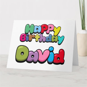 Happy Birthday David Card